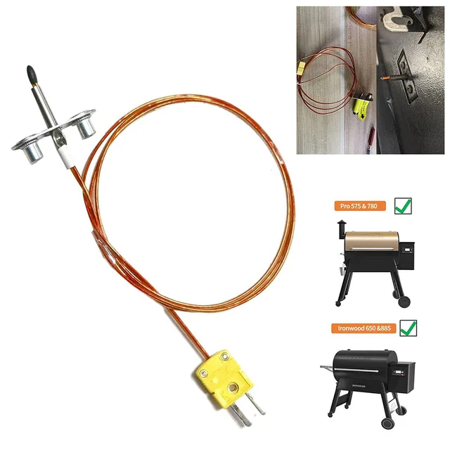 Traeger Hőelem Szonda Készlet Ironwood 650/885 És Pro 575/780 422 Könnyű Megoldás A Hőmérsékleti Problémák Grillezésére