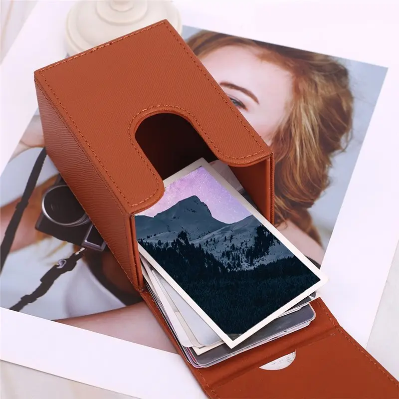 B24B Fujifilm Instax Mini 12 11용 인스턴트 필름 사진 보관함-3인치 미니 필름 프레임 사진 디스플레이 케이스 카메라