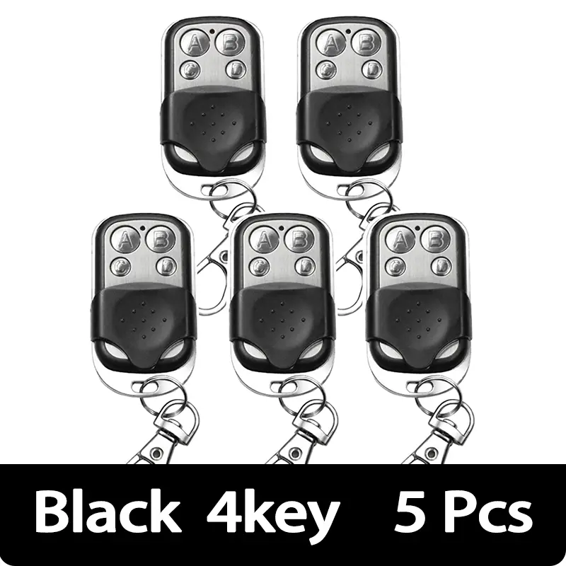 Garage Door Gate Opener Duplicator 4-Button Metal Buttons 433MHz Universal Clone Fixed Learning Rolling Code Gate Duplicator - Image 7