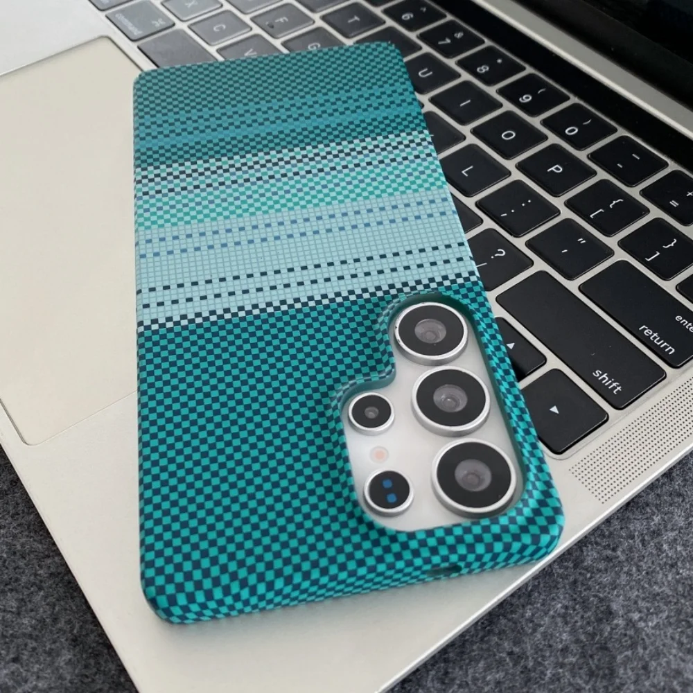 Ultra Slim Carbon Fibre Wireless Charging Shockproof Case