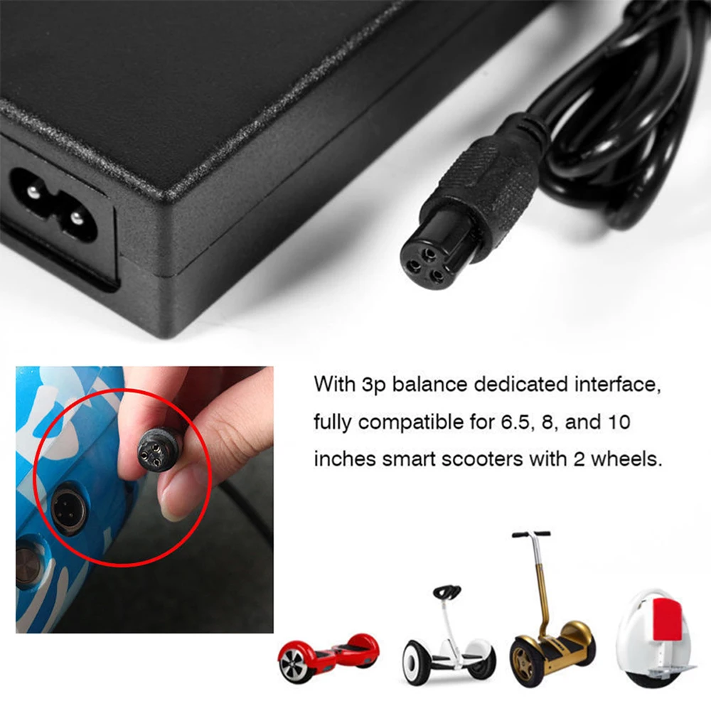 Ac Adapter Electric Bike Hover Journey Scooter Charger 42V 2A