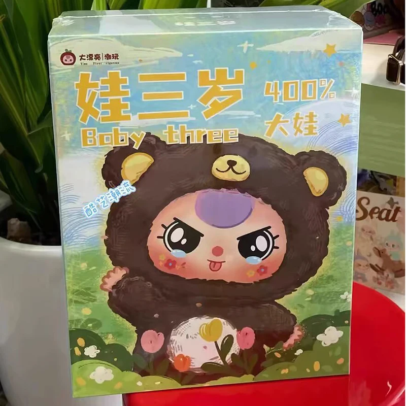 Baby Three 400% Plush Doll Blind Box Toys Mystery Box Cajas