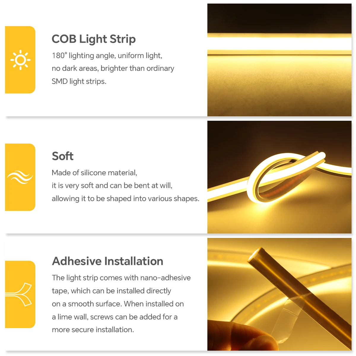 รูปสินค้า ไฟ LED ตกแต่งป้ายห้อง COB ทนทาน IP65
