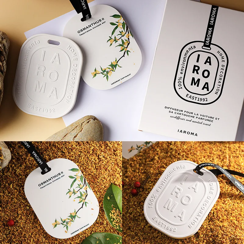 Fragrance Sachet for Closet, Air Freshener, Ceramic Hanging Ornament,Home Fragrance