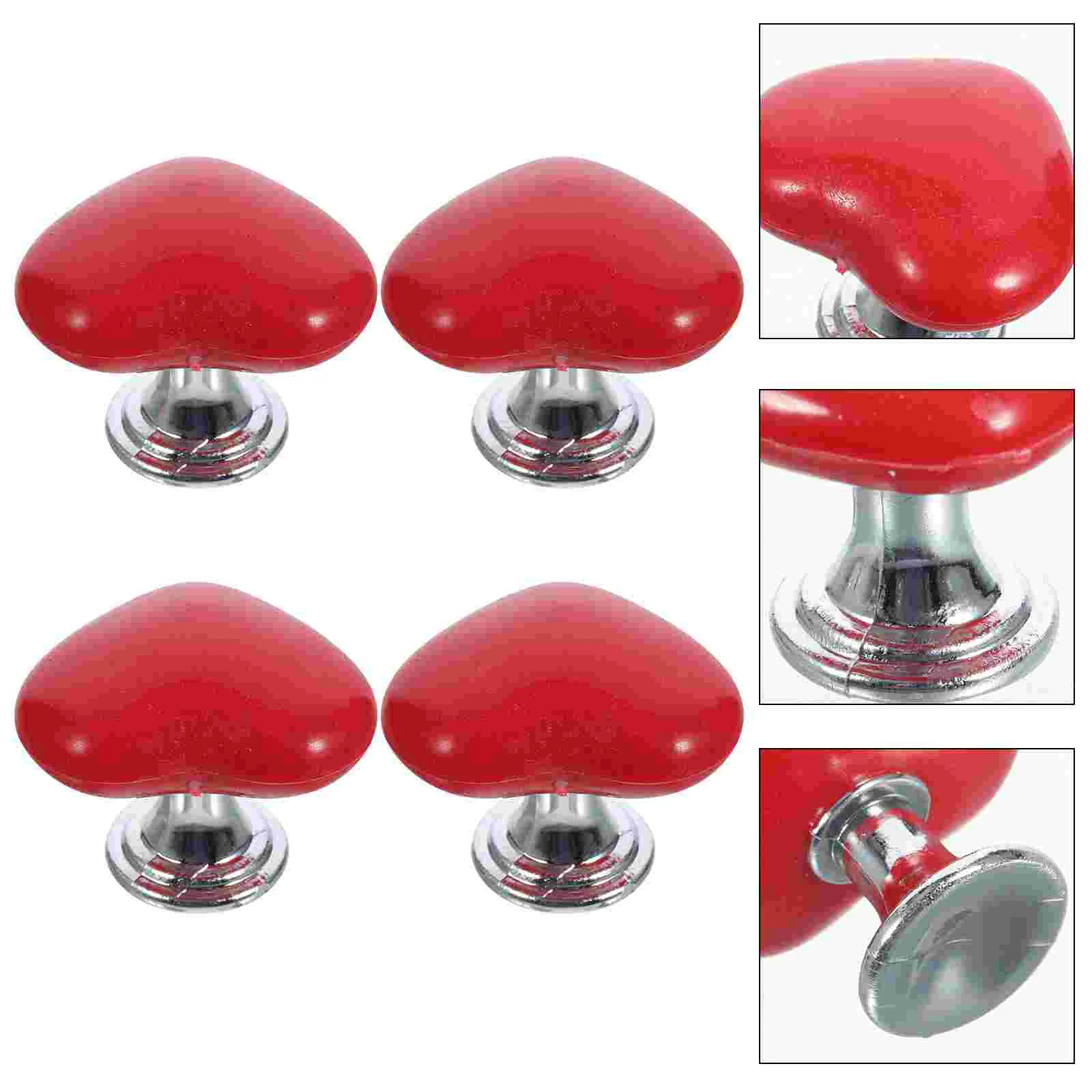 

4 шт., пуговицы для ёмкости в форме сердца