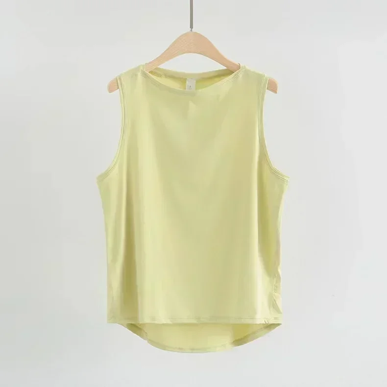 Lemon Women Sports Vest Loose Tank Running Workouts Clothes  for Fitness Gym Wear Workout Clothing Sportswear Ladies Tank Tops