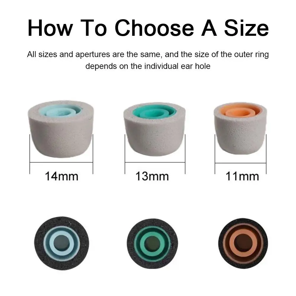 Memory Foam Ear Tips For Bluetooth Earphones