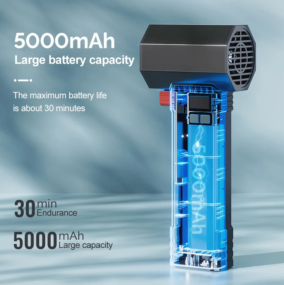 

Turbo Jet Fan XL Violent Turbofan 64mm High Duct Fan Multifunctional Mini Powerful Blower 1200G Thrust Air Blower Brushless