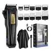 2000mah Electric Hair Clipper Professional Trimmer Household Salon Beard For Men Rechargeable Retro Barbershop Haircut Machine 4
