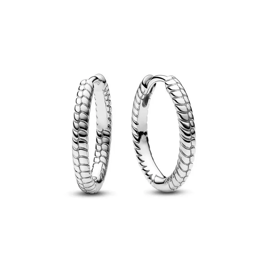 Orecchini Argento 925 con Zirconi - Vista laterale