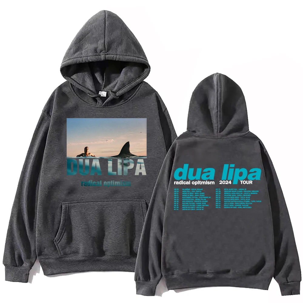 thumbnail image 1 of Sudadera con capucha de la gira Radical Optimism de Dua 2024 Lipa, jersey estilo Harajuku, regalo para fans, 1 of 5