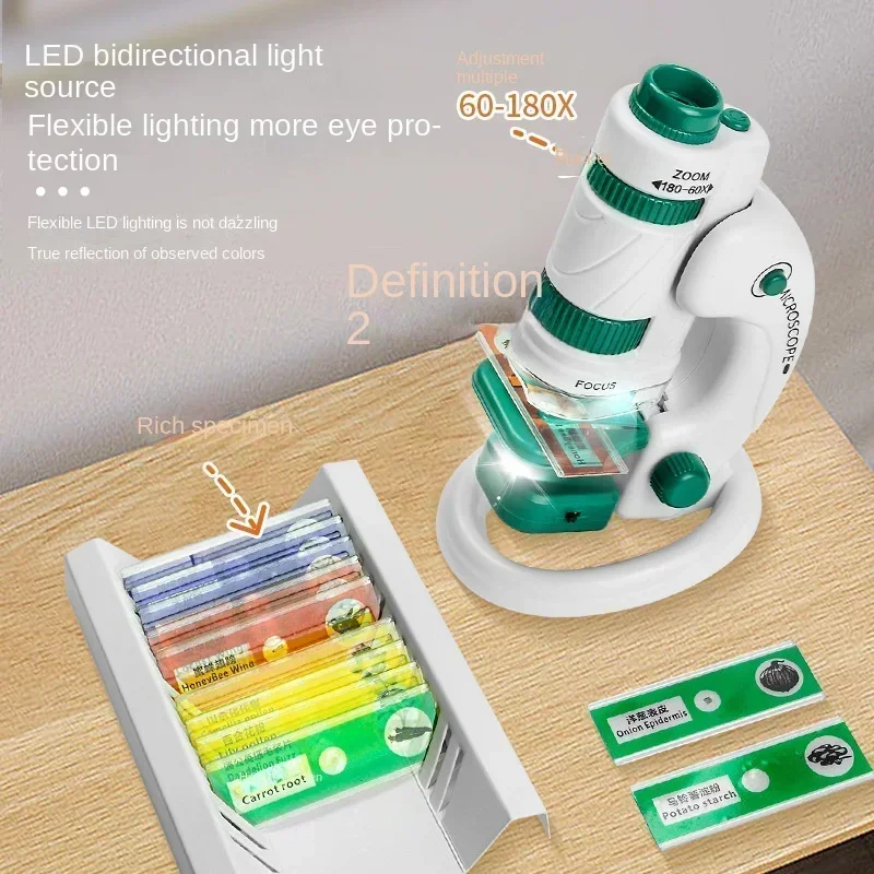 Youpin Science Portable Mini Microscope Middle School Students Biological  Experiment Toys Children Education Outdoor Adventure - AliExpress