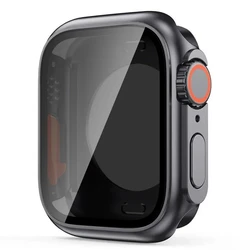 Premium Hard PC Protective Case for Apple Watch - Full Coverage Screen Protector (Privacy Grey)