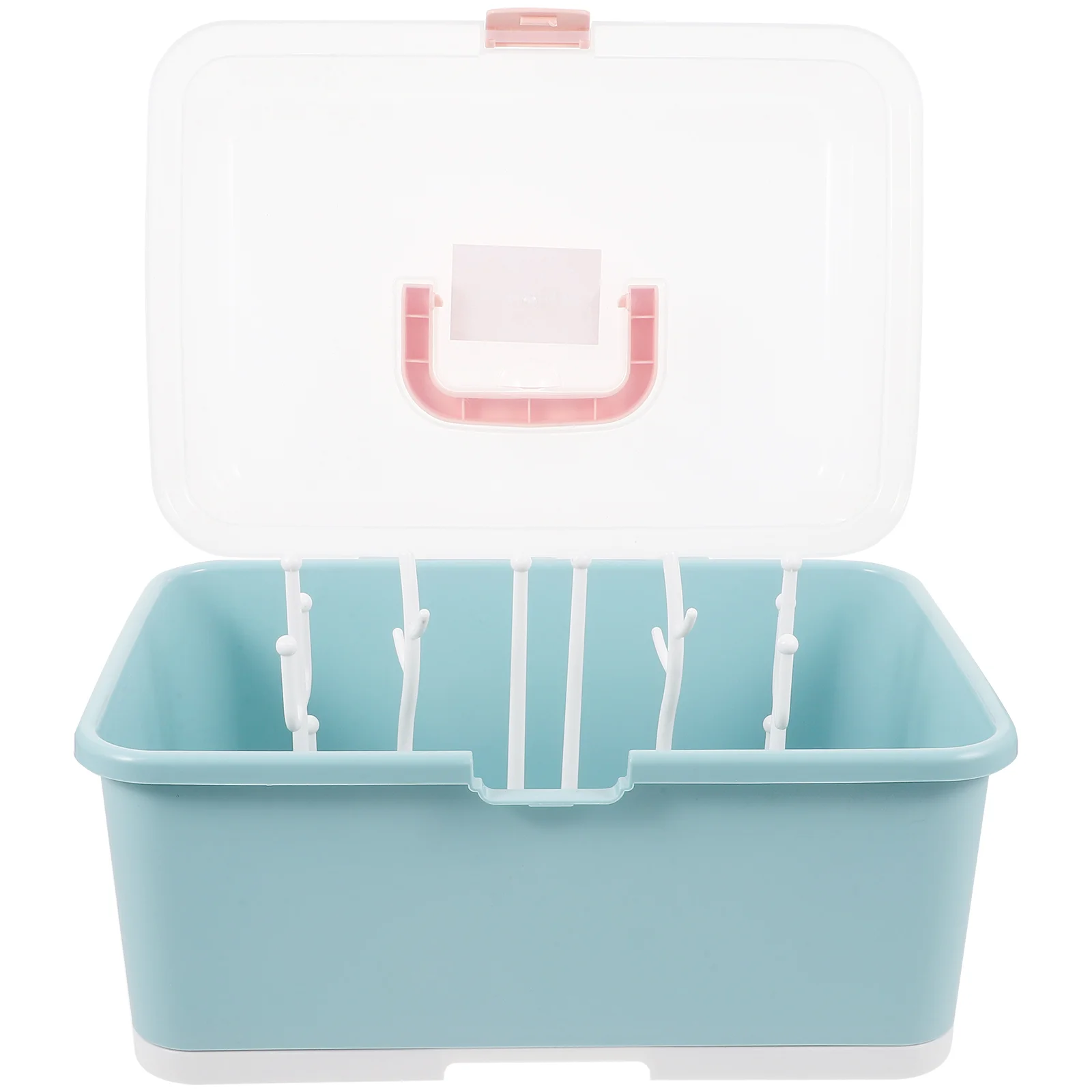 Baby Bottle Drying Rack Drain Tank Toddler Bottles for Milk Pacifier Storage Case