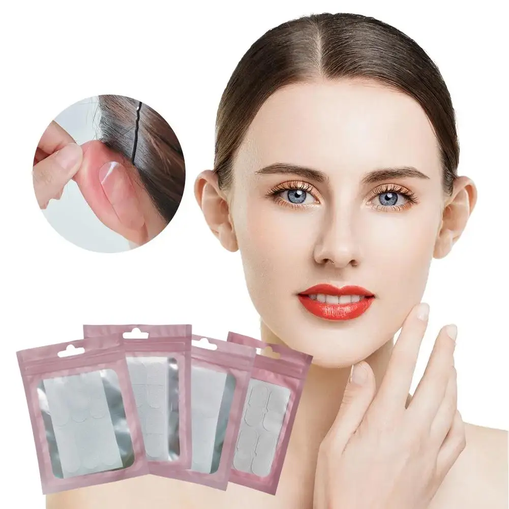 

Наклейки для ушей Elf, невидимые накладки для ушей меньшего размера для лица, стоячие силиконовые коррекции макияжа, разноцветные накладки для ушей, пластырь V S3c0