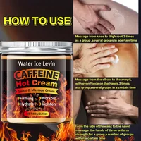 Crème de massage thermique à la caféine 60g - Crème hydratante profondément nourrissante et raffermissante pour le visage et le corps, idéale pour l'exercice, améliore le système d'hydratation, crème hydratante 6