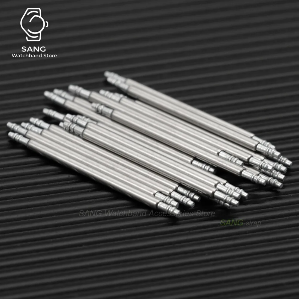 Stainless Steel Spring Bars Strap Link Pins Set - 20 Pieces, Various Diameters and Lengths