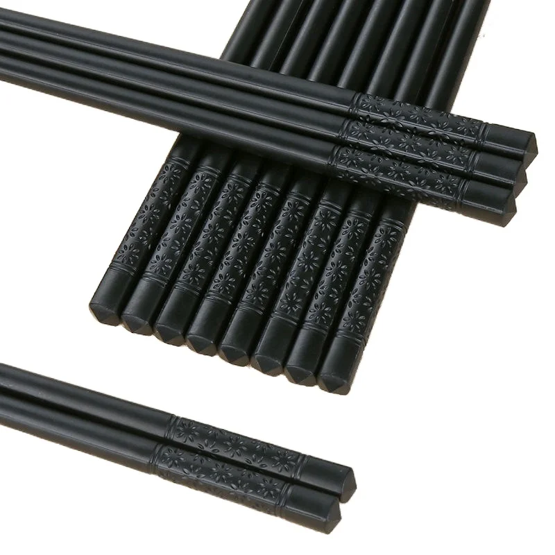 Fiberglass Chopsticks 10 Pairs of Reusable Fiberglass Chopsticks 24/27 Cm Sushi Ramen Sticks Tableware Family Gifts