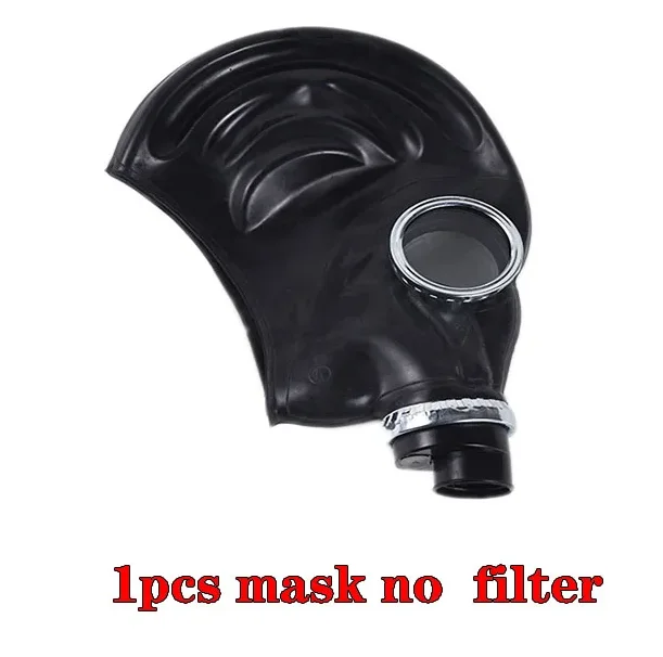 Mf1bレスピレーターガスマスク,黒い天然ゴムでクラシックな保護マスク