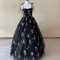 Luxury Floral Embroidery Long Prom Evening Wedding Shooting Dresses Women 2025 Summer Party Formal Occasions Reception Dress - Image 6