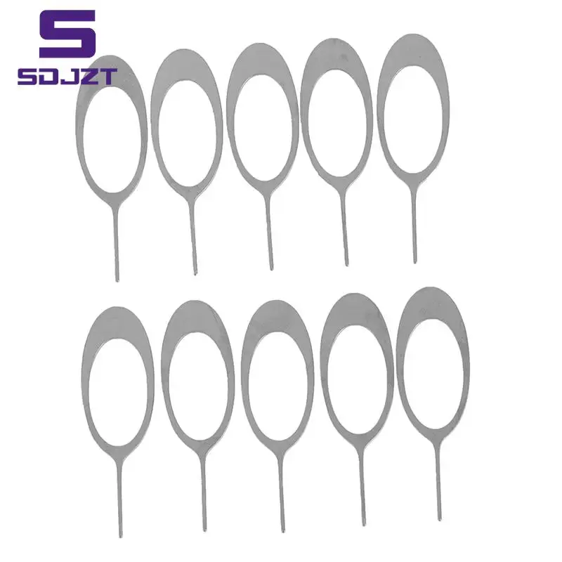 

10pcs Sim Card Tray Removal Eject Pin Key Tool Needle Stainless Steel for Iphone for Samsung for Huawei KOQZM