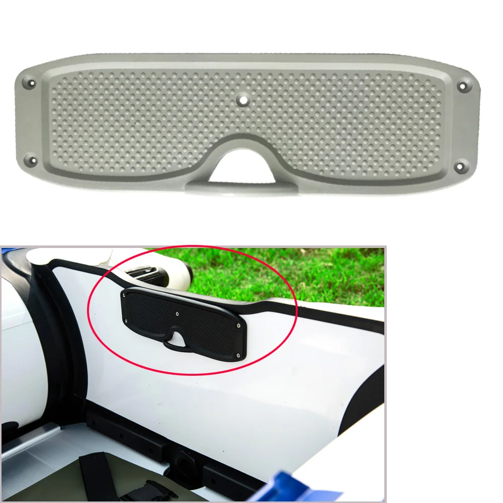 Marine Inflatable Boat Fishing Dinghy Transom Plate Outboard Mounting Plate Engine Bracket for Fishing Boat Dinghy Accessories bimini mounting kit for inflatable boat