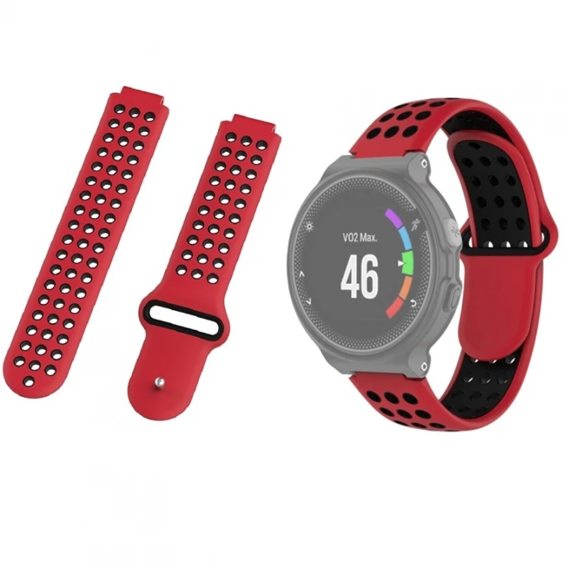 Cinturino Compatibile Per Garmin Forerunner 220 230 235 630 620 735Xt Rosso # Garmin Forerunner 220 # Garmin Forerunner 230 # Garmin Forerunner 235 # 