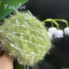 50g Garden Series Hand Mixed Knitting Yarn Green Flower Thread Handmade Crochet Stick Needle Woven Bag Hair Loop Yarn Gift Decor 4
