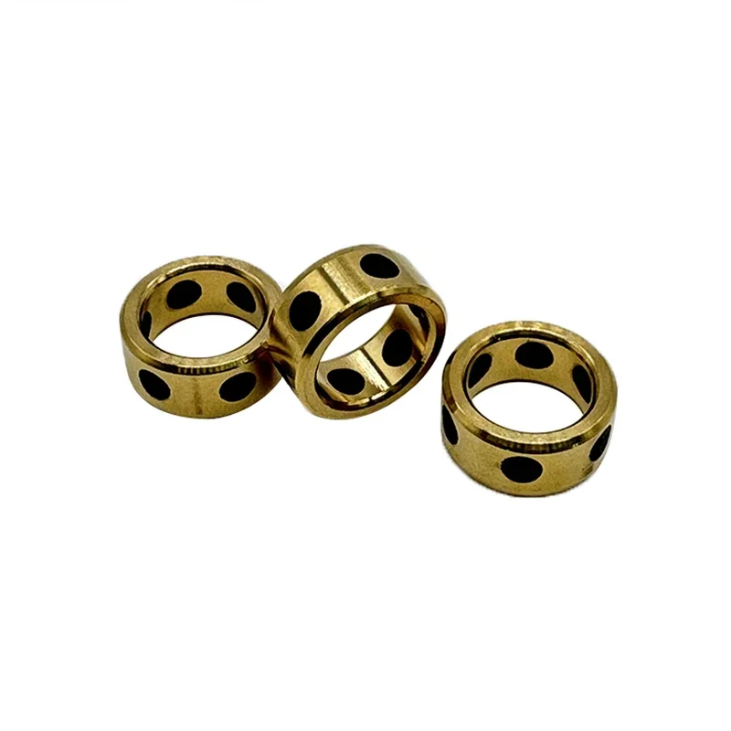 Graphite Bearing Bushing 1Pc 162210 1610 16x22x10 mm Linear Graphite Lubricating Brass Bearing Bushing Sleeve Oilless Self-lubricating