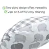 K1MA Baby Nursing Pillow Case Newborn Pillow Cover Maternity Breastfeeding Pillowcase Print Ushape Nursing Pillow Breathable