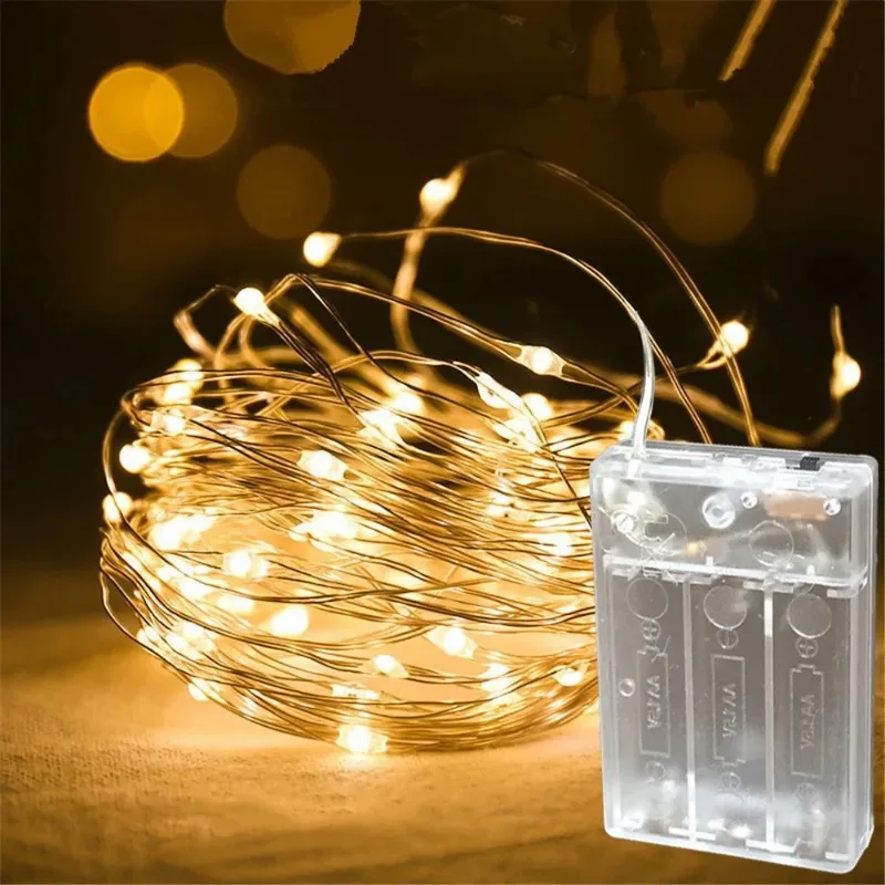 Battery Powered LED Fairy Lights for Bedroom, Garden, Party, and Wedding Decoration
