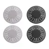 2x Drain Cover Silicone Drain Catcher for Washbasin Laundry Room Shower 3