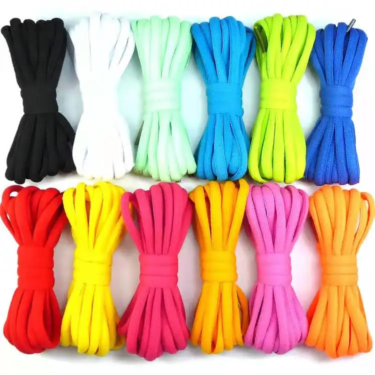 

Polyester half circle width 0.7cm, travel shoes, shoelaces, running, leisure sports