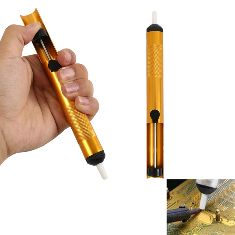 Aluminum Metal Desoldering Suction Pump Tin Gun Soldering Sucker Pen