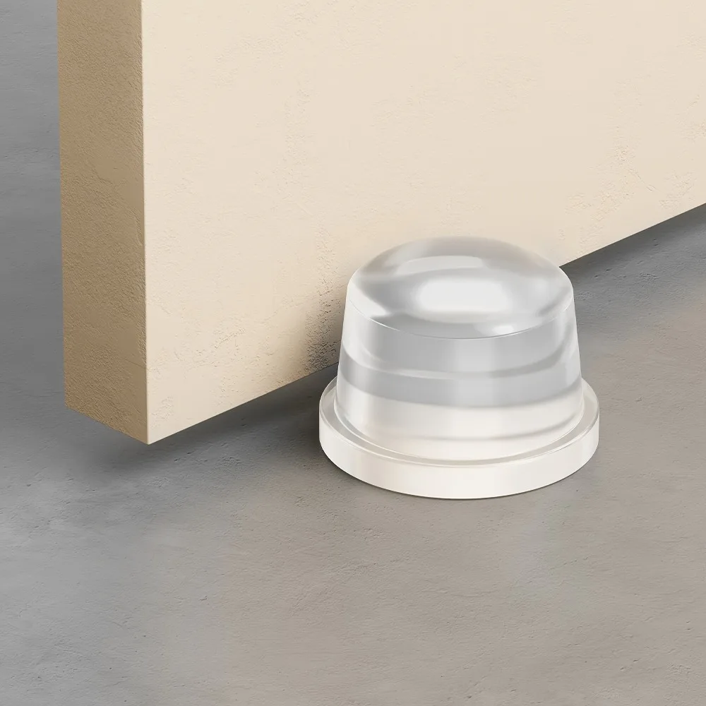 Silicone Door Stopper No Drill Anti Bump Pad for Office Home Safety Protection Home Improvement Dodgers Door Holder