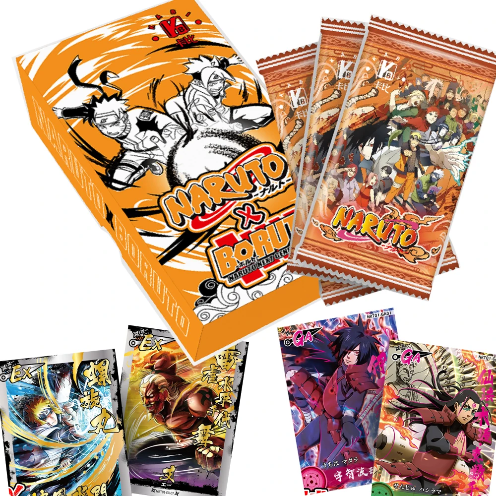 Genuine Naruto Card Series Collection Fantasy Combat Anime Personaggi Hot Blood Surging Ninja Battle Card Fans Regalo Di Natale