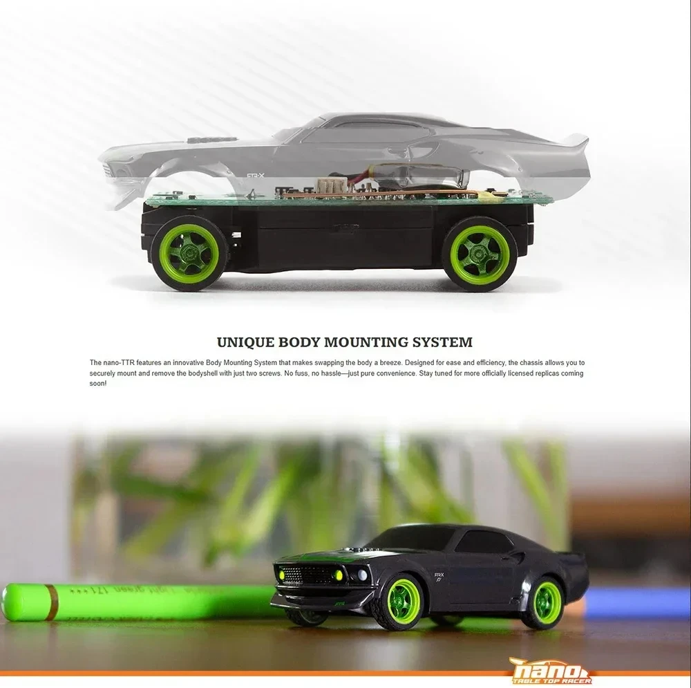 HPI RACING RC Mini Desktop toys 1/64 Nano 160980 Flat Running