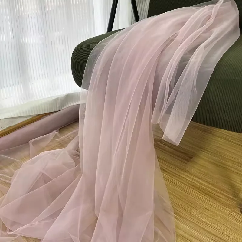 Elegant Yellow Soft Tulle Fabric for Weddings and Formal Events