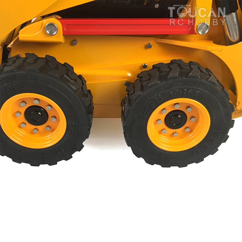 LESU 1/14 RC Hydraulic Loader Metal Aoue-Lt5H Wheeled Skid-Steer RTR Truck Remote Control Model Light Sound Toys Thzh1212 6