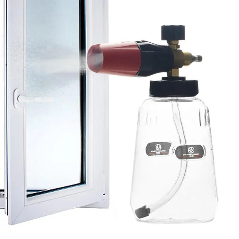 Car Wash Sprayer Pressurized Foaming Sprayer Foaming For Car Washing And Detailing 1000ml Foam Dispenser Bottle