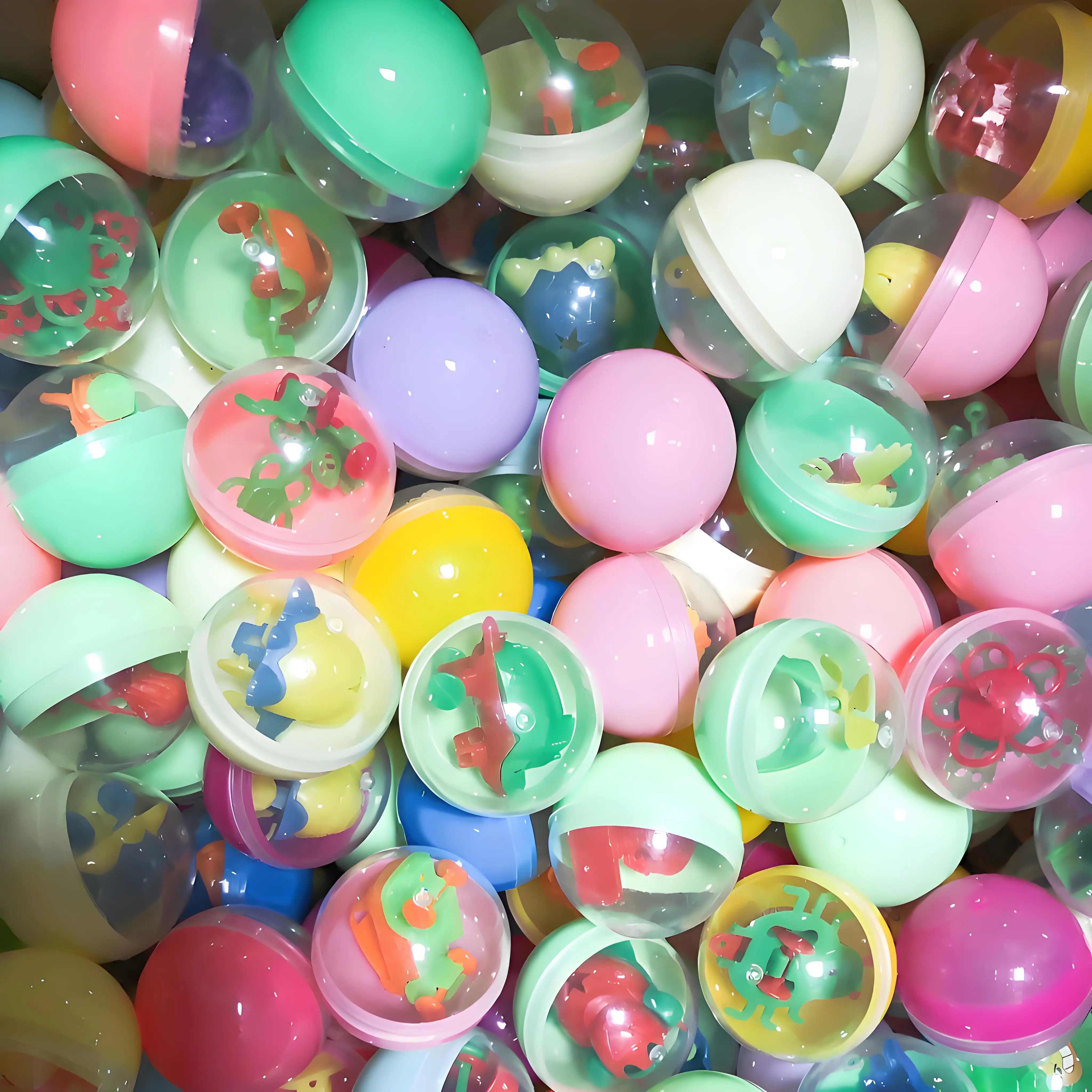 Children mini claw machine toys accessory ball automatic operated play game doll machines prizes gifts twisted egg balls 32mm claw catch toy clip doll machine