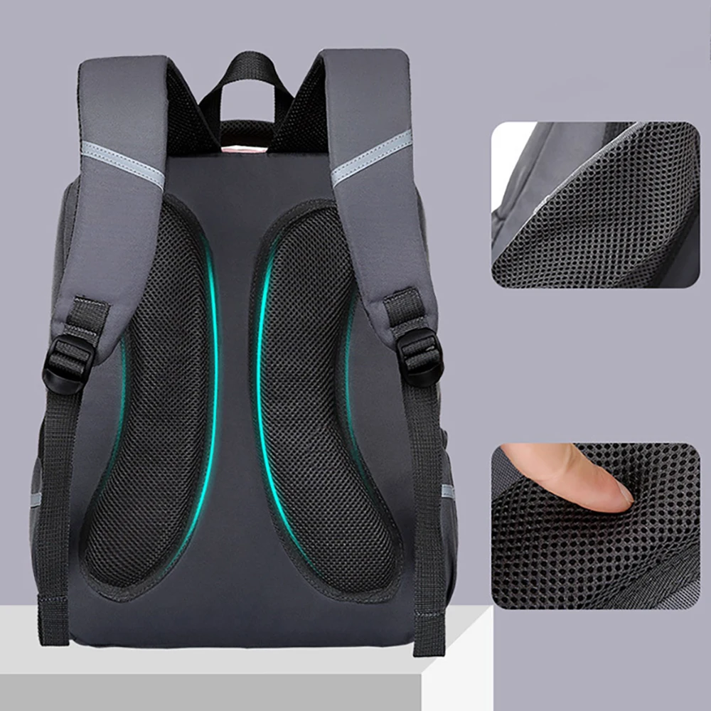 Backpacks For Children 6-12T Primary School Bags Cute Dinosaur Rainbow Design Boys Girls Student Backpack Waterproof Breathable 3