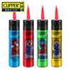 Clipper Lighter Windproof Jet Pink Flame Lighter Butane Gas Lighter Electronic Lighter 2024 New Style Lighter Smoking Gadgets 1