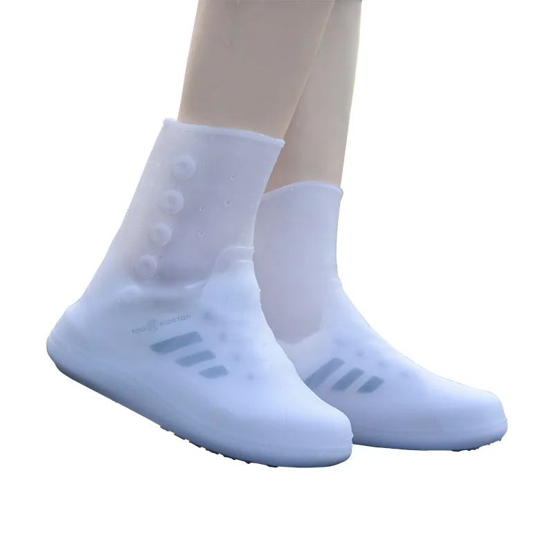 New Women Men Anti-slip Shoes Covers Waterproof Reusable Shoes Protector Unisex Outdoor Rain Boots Pads For Rainy Day