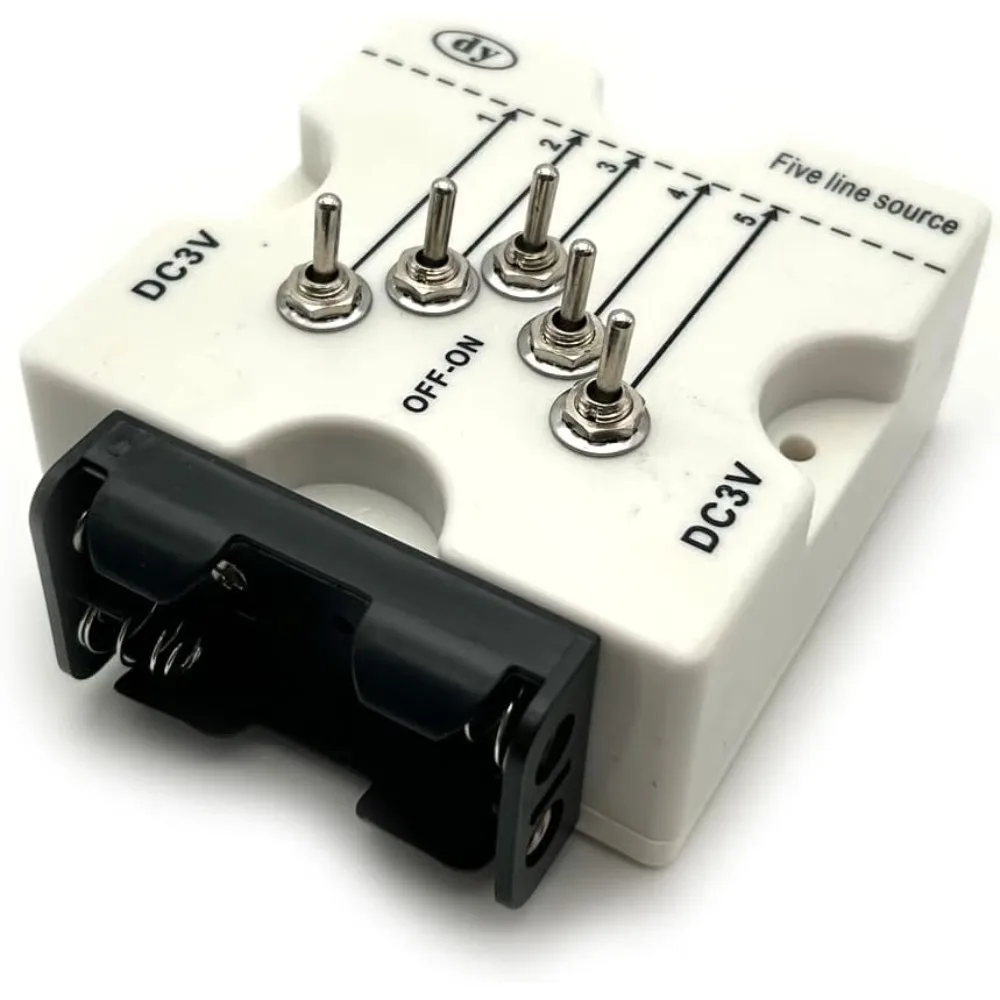 Description Picture 3 of itemFive Line Optical Instruments for Physical Optics Convex Lens 2xAA Battery Operated Parallel Light Source Science Education