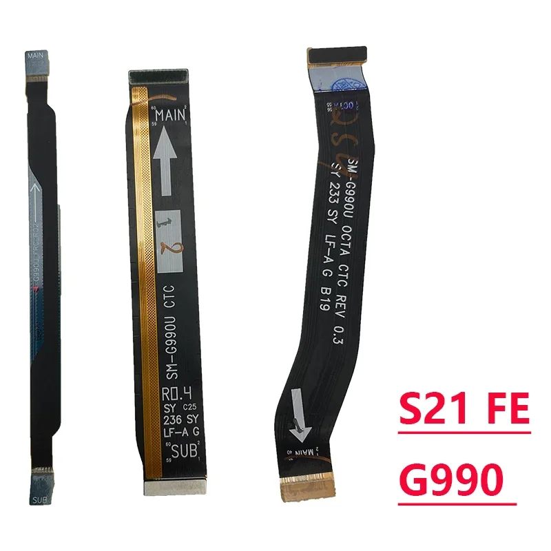 For Samsung Galaxy S21 FE 5G G990E G990B G990B2 G990B1 G990U Main LCD Signal Antenna Microphone Charging Port Board Dock Cable