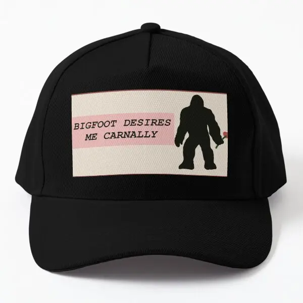 

Бейсболка Bigfoot Desire Me Carnally с бампером, кепка с принтом, в стиле хип-хоп, повседневная женская кепка от солнца, на весну Черный
