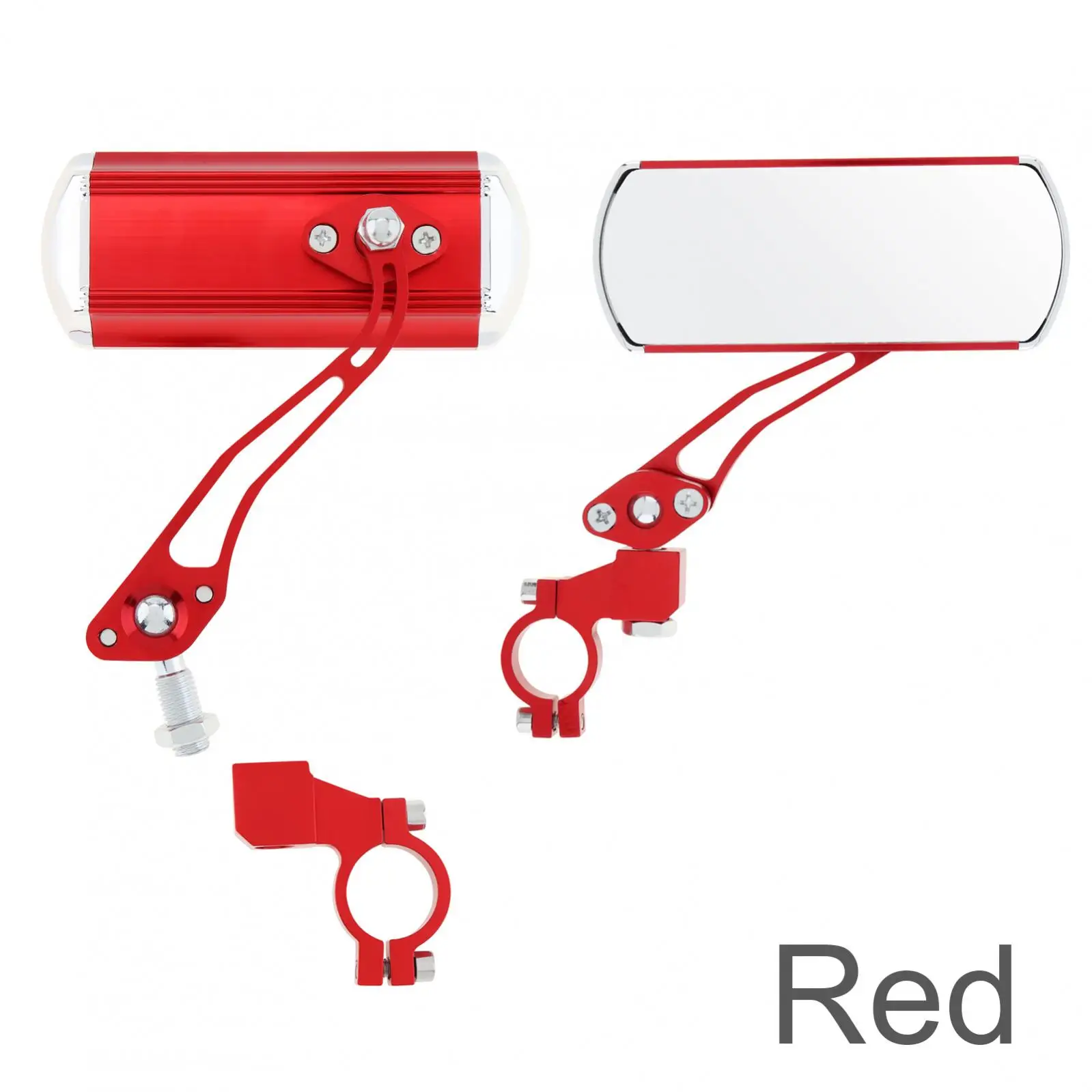 Çoğu Bisiklet / Elektrikli Araç / Motosiklet için 1 Çift Dönebilen Ultra Hafif Bisiklet Kolu Aynaları