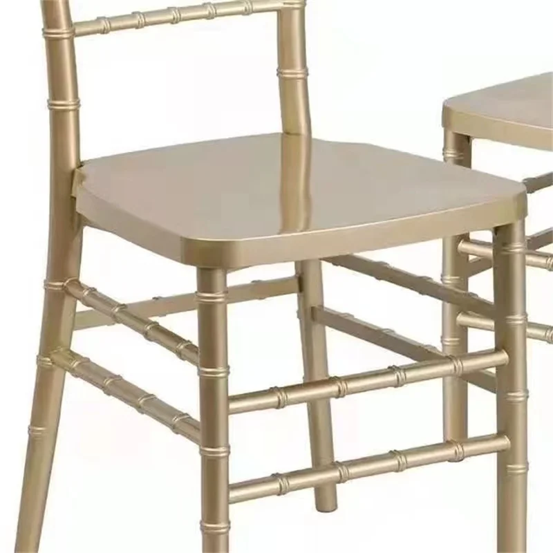 Factory Direct Metal Painting Resin Funiture Wedding Chair For Wedding Moment Hotel Party Or Gathering