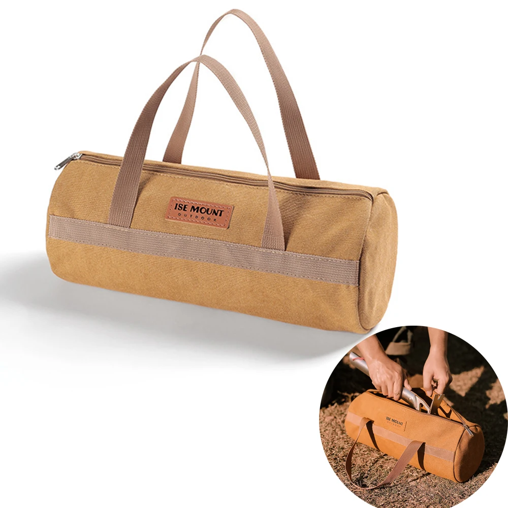 

Сумка для хранения аксессуаров для кемпинга на открытом воздухе, переносной наземный цилиндр для ногтей, палатка для кемпинга, веревка для ветра, сумка для хранения инструментов для ногтей